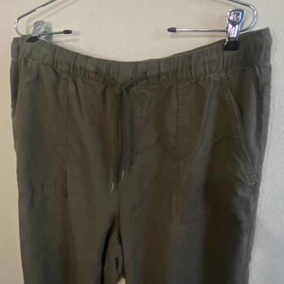 XL Olive lantern pants, tapered hem by Indigo Rein *W146 Indigo Rein - Picture 3 of 6